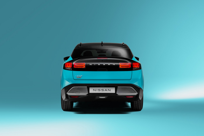 Das Heck des neuen Nissan Leaf (Bild: Nissan)