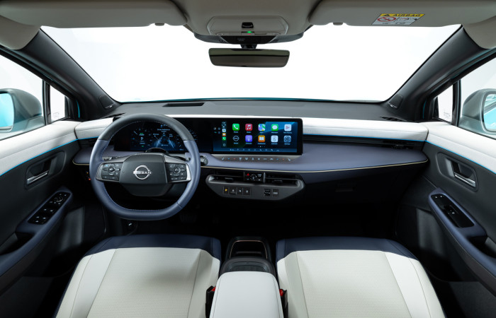 Der neue Leaf hat zwei 14,3-Zoll-Displays. (Bild: Nissan)