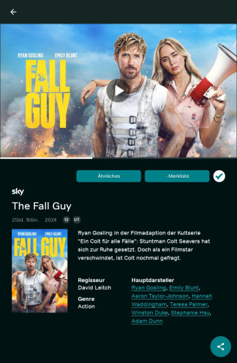 Die Filmbeschreibung der alten Wow-App (Bild: Sky/Screenshot: Golem.de)