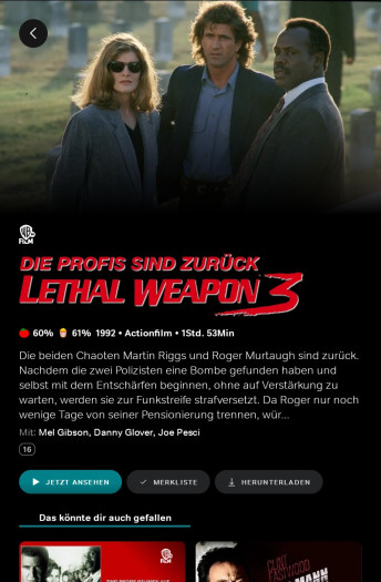 Hier passt die Beschreibung des Films offenbar nicht und kann nicht komplett gelesen werden. (Bild: Sky/Screenshot: Golem.de)