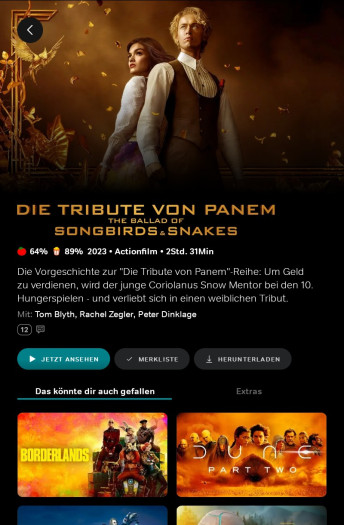 In den Details dieses Films gibt es keinen Hinweis darauf, dass der Titel Mitte Juli 2025 aus dem Wow-Abo verschwindet. (Bild: Sky/Screenshot: Golem.de)