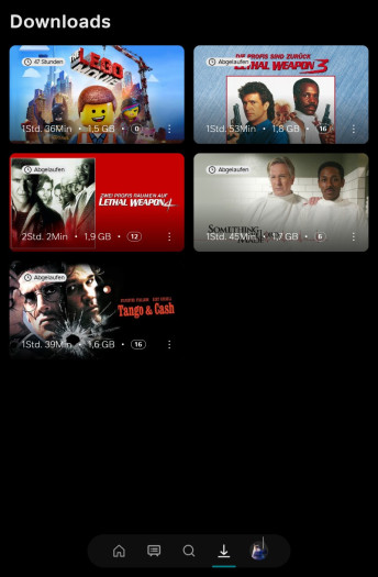 Sobald die Wiedergabe einmal gestartet wurde, steht der Offlinetitel nur 48 Stunden zur Verfügung. (Bild: Sky/Screenshot: Golem.de)