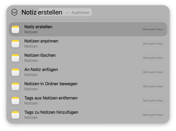 Man kann jetzt unter anderem Notizen direkt bearbeiten. (Screenshot: Christian Rentrop)