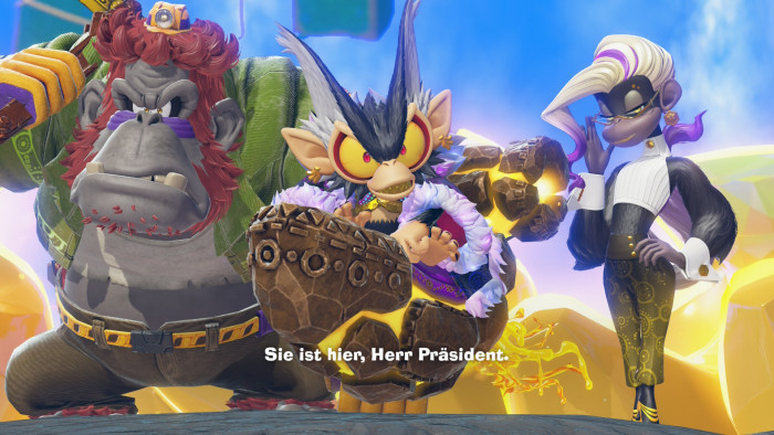 Um diese Bösewichte dreht sich die banale Handlung. (Bild: Nintendo / Screenshot: Golem.de)