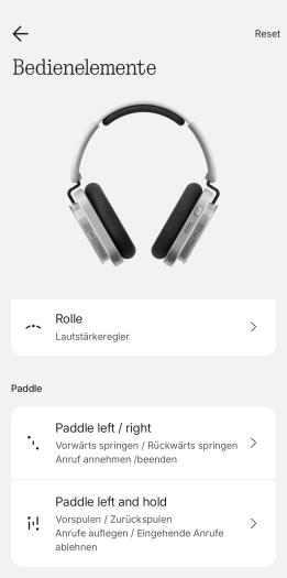Die Paddle-Taste kann nicht mit anderen Befehlen belegt werden. (Bild: Nothing/Screenshot: Golem.de)