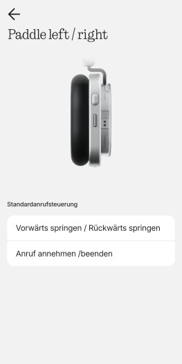 Die Paddle-Taste kann nicht mit anderen Befehlen belegt werden. (Bild: Nothing/Screenshot: Golem.de)