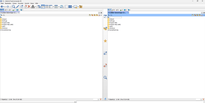 Free Commander XE (Screenshot: Florian Bottke)