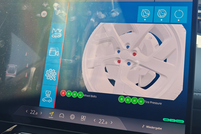 Auf einer Testfahrt konnte das System sogar einen lockeren Radbolzen erkennen. (Foto: Friedhelm Greis/Golem)