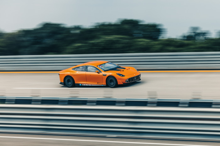 Der Concept AMG GT XX liefert die technische Basis für die neue AMG.EA-Plattform von Mercedes-Benz. (Foto: Mercedes-Benz)