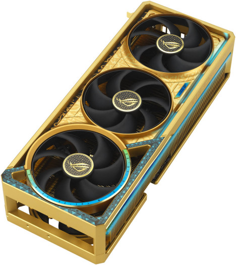 Asus ROG Astral RTX 5080 Dhahab Edition (Bild: Asus)