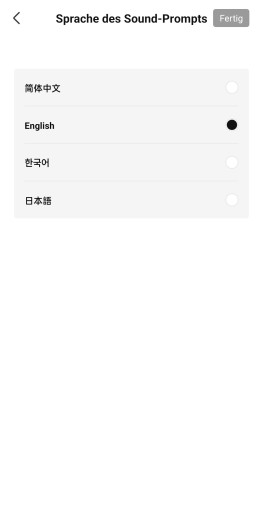 Weiterhin gibt es Ansagen nicht auf Deutsch. (Bild: Shokz/Screenshot: Golem)
