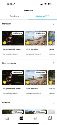 Coaching und Trainingspläne kann man sich von einem KI-Assistenten erstellen lassen. (Bild: Suunto / Screenshot: Golem)