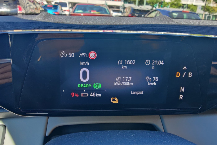 Der Stromverbrauch während des gesamten Tests lag bei 17,7 kWh pro 100 km. (Foto: Friedhelm Greis/Golem)