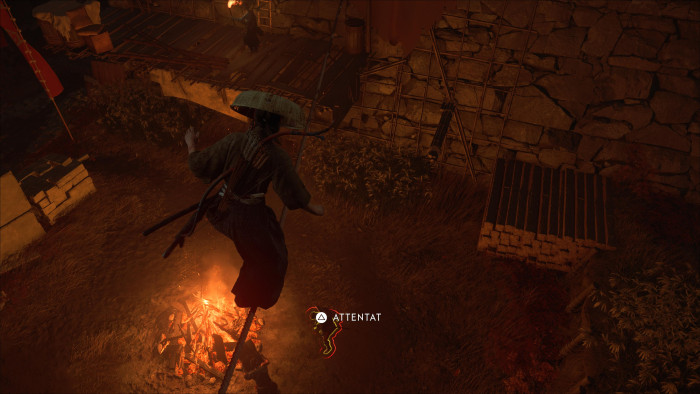 Atsu kann immer wieder Attentate aus dem Hinterhalt verüben. (Bild: Sony/Screenshot: Golem)