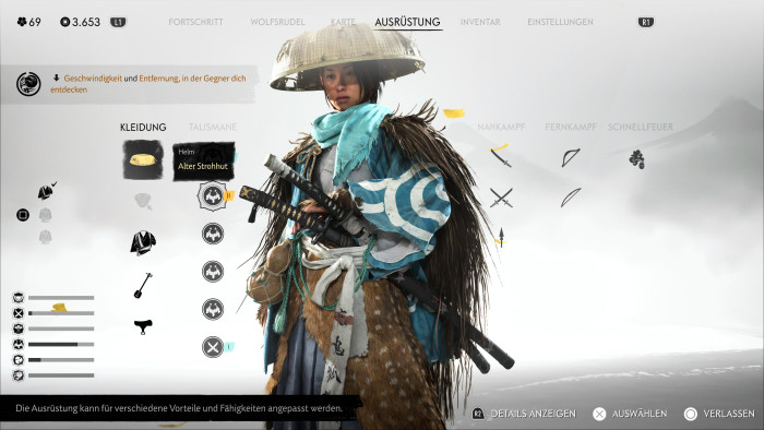Im Spielverlauf bekommen wir bessere Ausrüstung. (Bild: Sony/Screenshot: Golem)