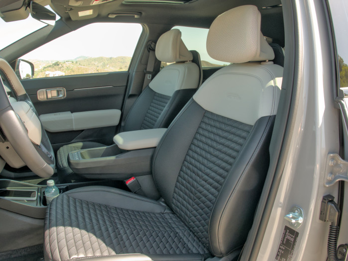 Die Sitze der GT-Line-Version sind elektrisch einstellbar und bieten eine Sitzheizung und -belüftung. (Bild: Tobias Költzsch/Golem)