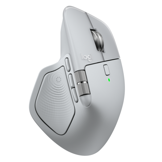 Neue MX Master 4 in Hellgrau (Bild: Logitech)