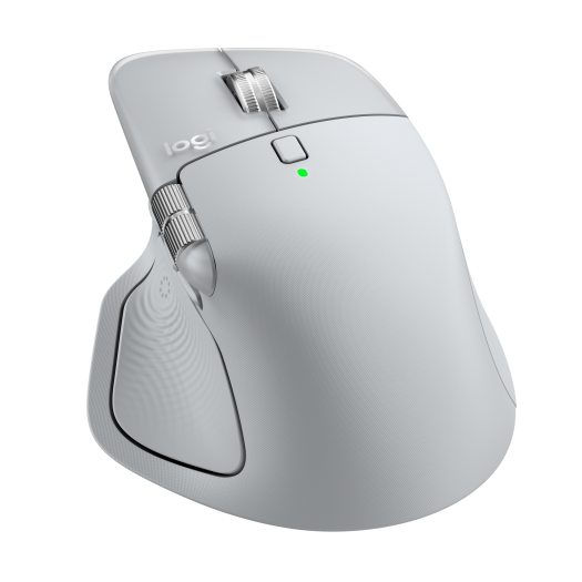 Neue MX Master 4 in Hellgrau (Bild: Logitech)