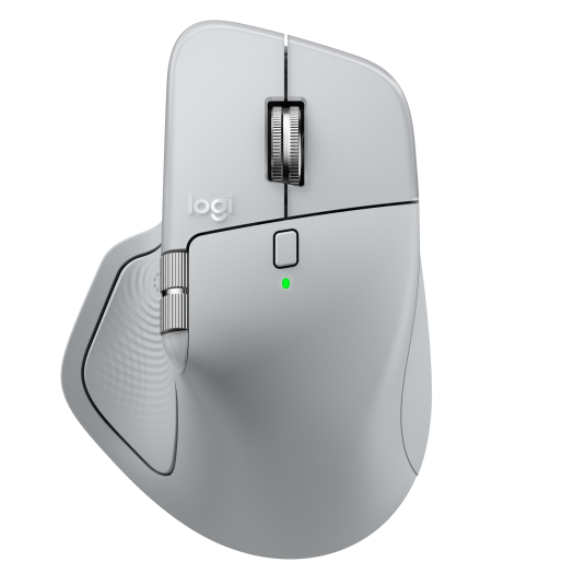 Neue MX Master 4 in Hellgrau (Bild: Logitech)