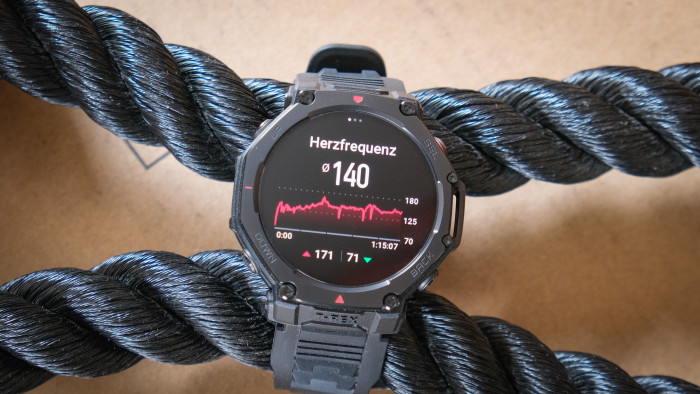 Die Werte der Herzfrequenzmessung wirken stimmig. (Bild: Steinlechner/Golem)