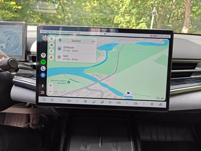 Der Seal ist mit Android Auto und Carplay kompatibel. (Bild: Martin Wolf/Golem)