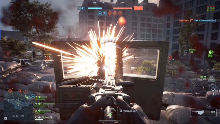 Multiplayer: Wir haben eine feindliche Stellung erobert. (Bild: EA / Screenshot: Golem)