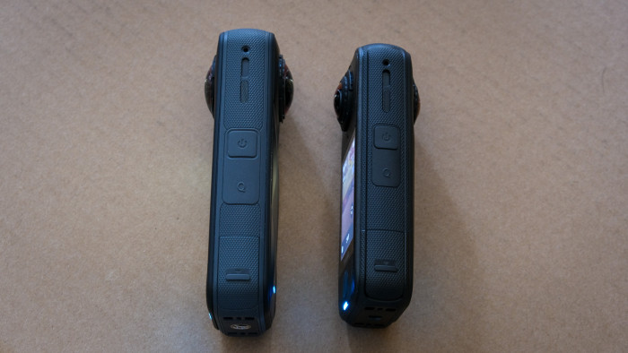 Die X4 Air (rechts) ist auch etwas dünner als das X5-Topmodell. (Bild: Steinlechner / Golem)