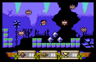 Sowohl grafisch als auch spielerisch braucht sich Sam's Journey vor den besten Plattform-Titeln für den C64 und das NES nicht zu verstecken. (Bild: Knights of Bytes)