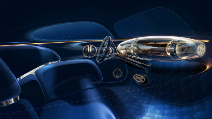 Der sogenannte Zeppelin hat "ein faszinierendes Innenleben kunstvoll gestalteter Details". (Foto: Mercedes-Benz)