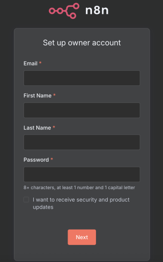 Auch lokal wird zuerst ein Account angelegt. (Screenshot: Thorsten Müller)