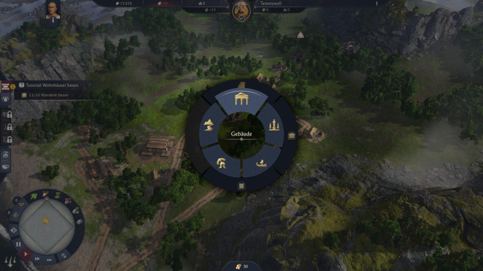 Die Gamepad-Steueurung (hier auf einem ROG Xbox Ally X) verwendet Kreismenüs. (Bild: Ubisoft / Screenshot: Golem)