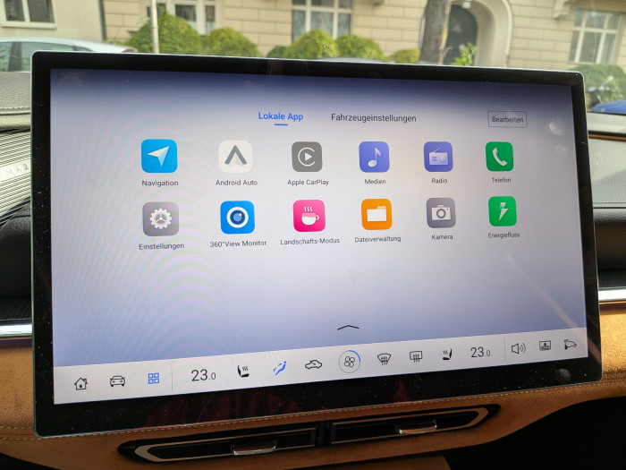 Es gibt eine App-Übersicht ...