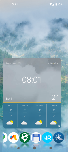 ... und können sofort den Inhalt des anderen Widgets sehen. (Bild: OctopiAppFactory/Screenshot: Golem)