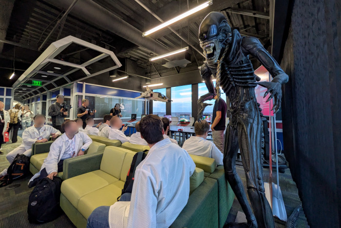 Qualcomms Spieleentwickler haben das vermutlich schickste Büro. (Bild: Johannes Hiltscher/Golem.de)