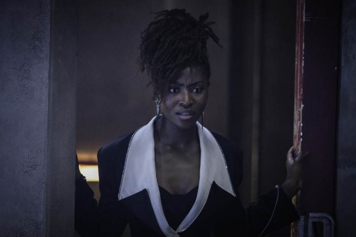 Für Ehefrau Sheila (Jayme Lawson) und ihre gemeinsame Tochter tritt Ben Richards als Running Man an. (Bild: Paramount Pictures) 