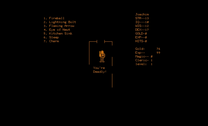 Ein tödlicher Recke: Joachim kann zaubern - und ist sehr geschickt! (Quelle: Youtube / Screenshot: Fabian Mauruschat)