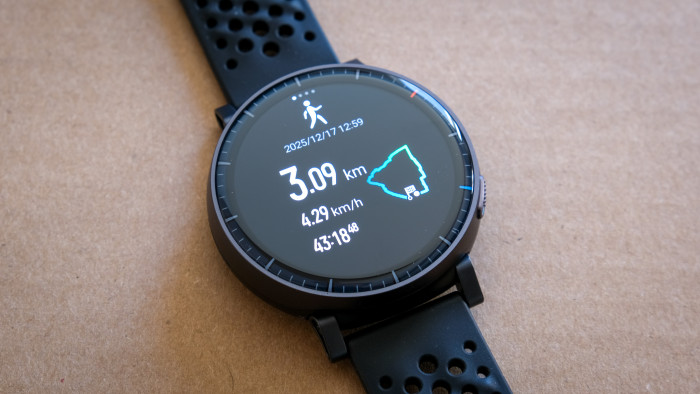 Nach dem Training sehen wir die wichtigsten Ergebnisse auf der Uhr. (Bild: Steinlechner/Golem)