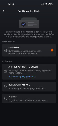 Hier einige der besonderen Funktionen der Sportuhr. (Bild: Amazfit/Screenshot: Golem)