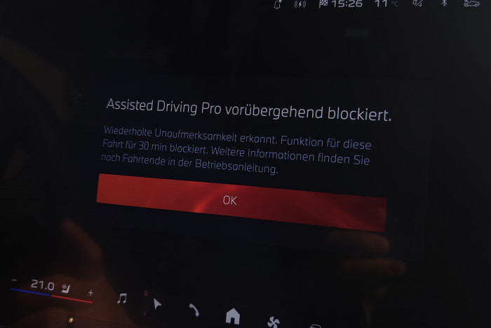 Bei zu häufigen Fehlermeldungen wird die Funktion für 30 Minuten oder bis zum nächsten Halt deaktiviert. (Foto: Friedhelm Greis/Golem)