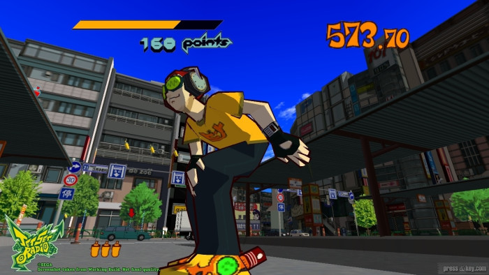 Wer die HD-Neuauflage von Jet Set Radio damals für Xbox 360 oder Steam gekauft hat, sollte auch weiterhin in der Lage sein, sie aus den entsprechenden Stores herunterzuladen. Ein offizieller Kauf dieser Fassung ist derzeit jedoch leider nicht mehr möglich. (Bild: Sega)