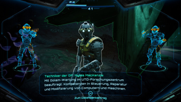 Myles ist der wichtigste Ansprechpartner von Samus. (Bild: Nintendo / Screenshot: Golem)