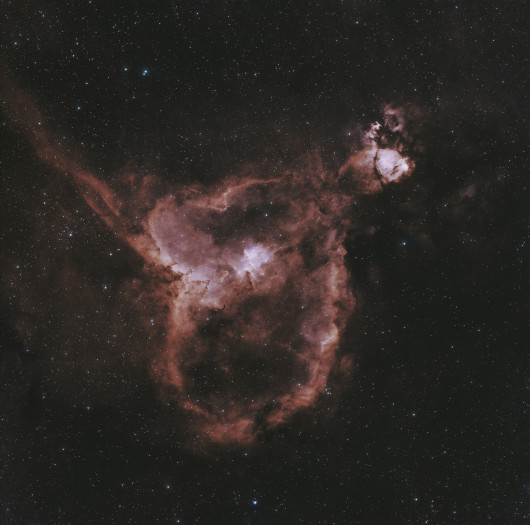 Herz-Nebel IC1805, aufgenommen mit dem Vespera II ...