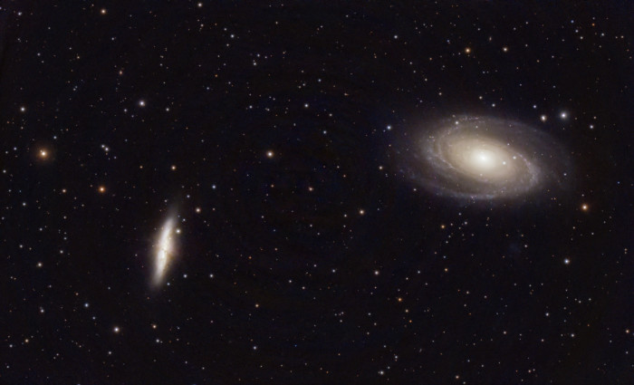 Galaxien M81 und M82, aufgenommen mit dem Origin (Bilder: Mario Keller)