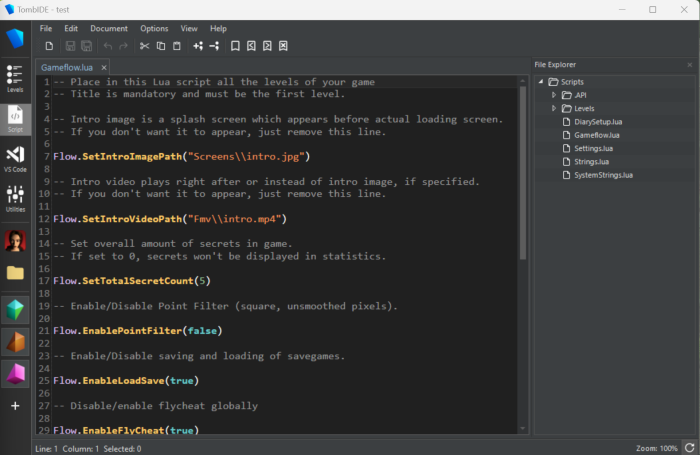 Die TombIDE und das Wadtool der TEN (Screenshot: Andrea Maurer)