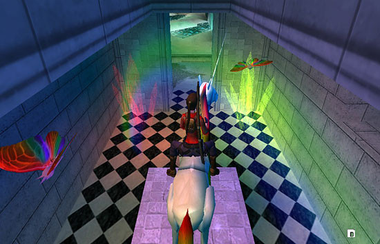 Codo selbst bezeichnet ihr Messy Christmas als "kompletten Hirnschimmel" und als Ausdruck ihrer Hassliebe zu Weihnachten. Wer das Level spielt, versteht schnell, was gemeint ist (Bildquelle: trforge.net).