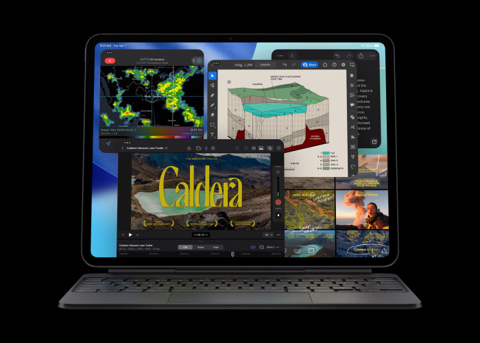 Das iPad nähert sich immer mehr dem Mac an - das Touch-Konzept scheint immer mehr in den Hintergrund zu rücken. (Bildquelle: Apple)