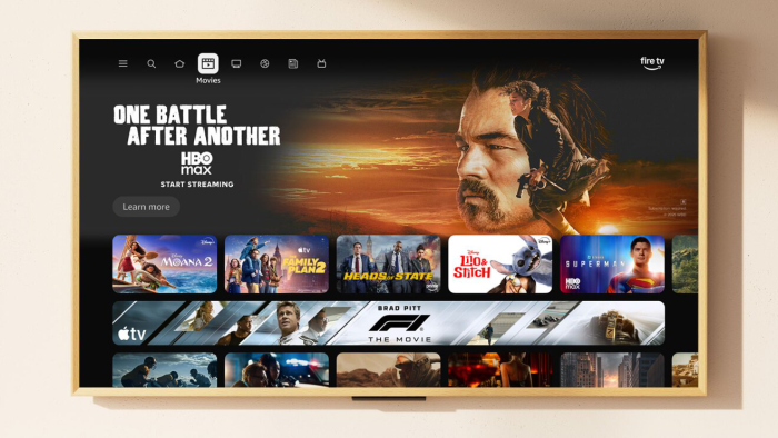 Der neue Startbildschirm für Fire-TV-Geräte (Bild: Amazon)