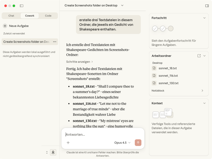 Textdateien mit Inhalt erstellt (Bild: Golem.de)