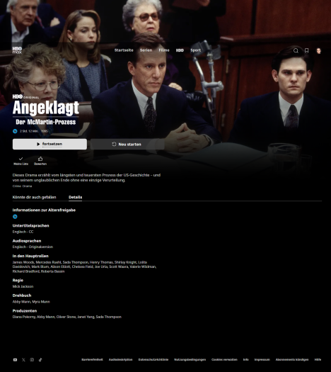 Trotz deutschen Filmtitels fehlt eine deutsche Tonspur. (Bild: Warner/Screenshot: Golem)