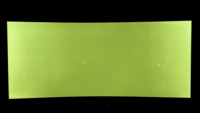 Burn-in bei gelben Farben und digital verstärkt (Bild: Oliver Nickel/Golem.de)